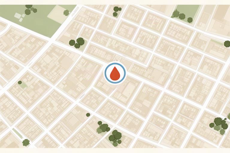 Mapa estático da zona da Rua de Palença em Almada com marcador de localização de Wonderland Chá
